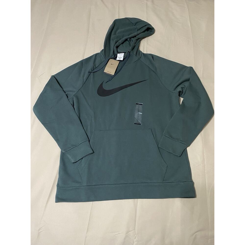 NWT Nike Men’s sportswear Hoodie Training Dri-Fit CZ2425-338 Green Size Medium